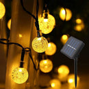 Solar Powered 50 LED Outdoor Garden String Lights Colourful