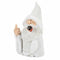 Smoking White Wizard Gnome Middle Finger Ornament Statue Decor