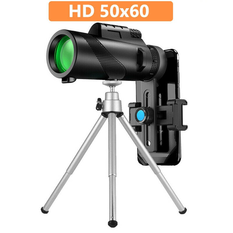 Powerful 50x60 Smartphone Telescope with Wide Angle Zoom Lens