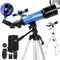 Astronomical Telescope With Adjustable Tripod Backpack for Beginners
