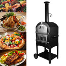 Outdoor Pizza Oven Charcoal Wood Burning Cooker