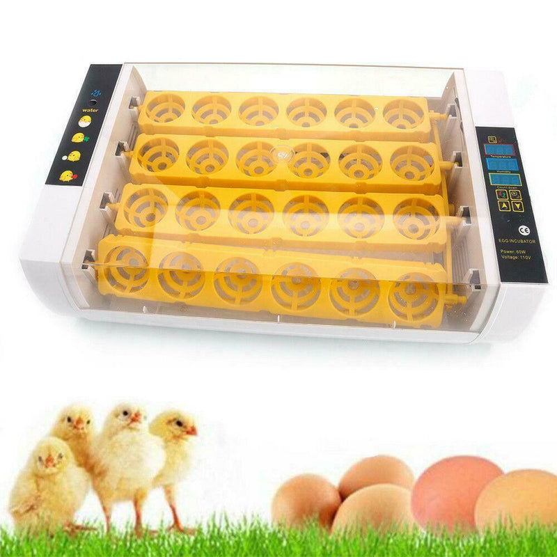 Automatic 24 Digital Chick Bird Egg Incubator Hatcher