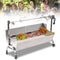 Large Stainless Steel BBQ Spit Roaster Rotisserie Lamb Chicken Grill