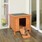 Small Wooden Waterproof Rabbit Hutch Chicken Coop Hen House