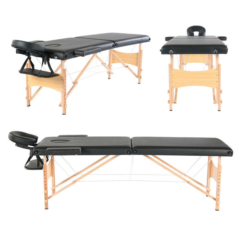 Adjustable & Foldable Massage Table Salon Bed