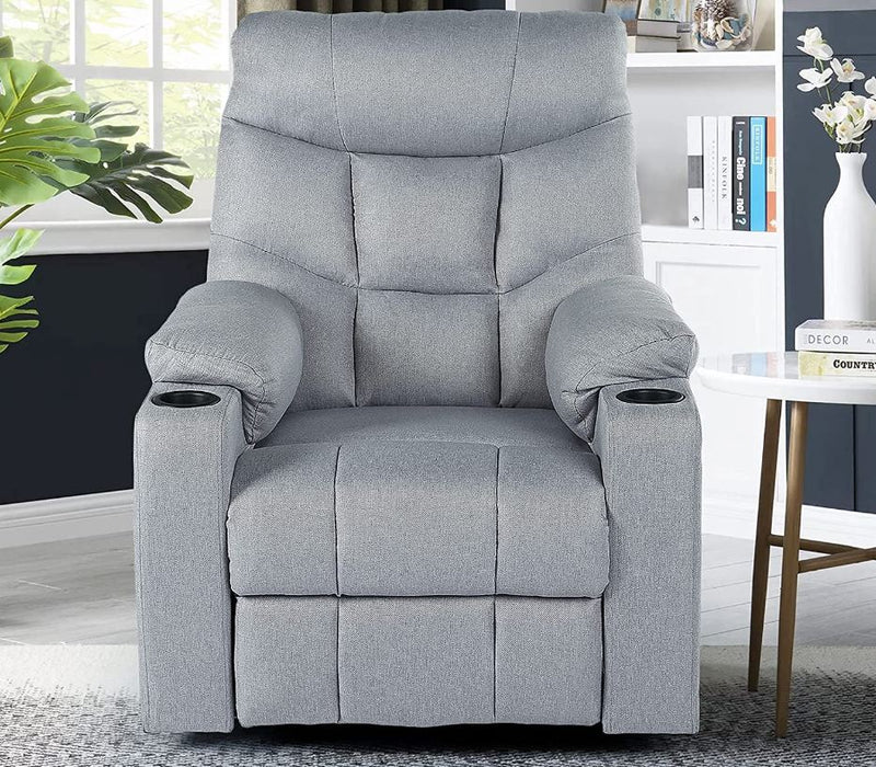 Fabric Massage Recliner Heated Chair