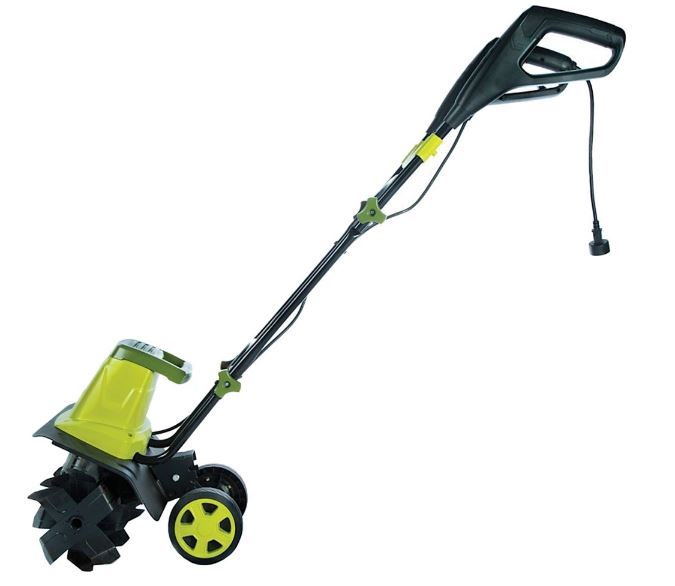 Powerful Electric Garden Tiller and Cultivator 16-Inch 12-Amp