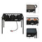 Portable Propane Outdoor Camping 3 Burner Gas Cooker Grill