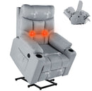Fabric Massage Recliner Heated Chair