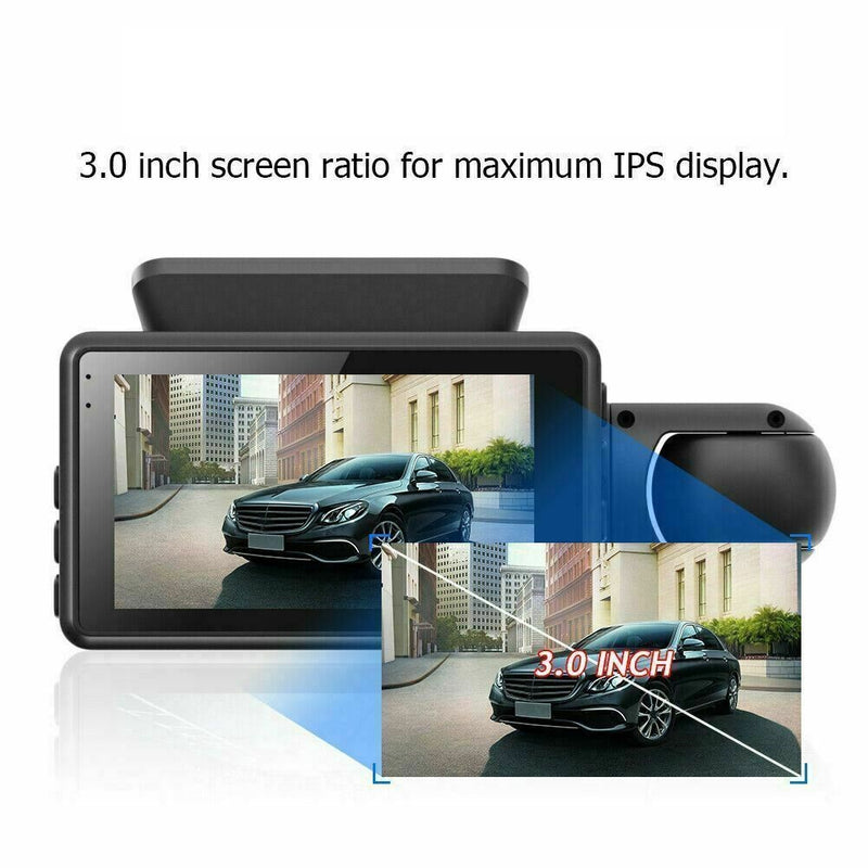 HD Car Dash Cam Video Recorder 1080P Front And Inside Camera