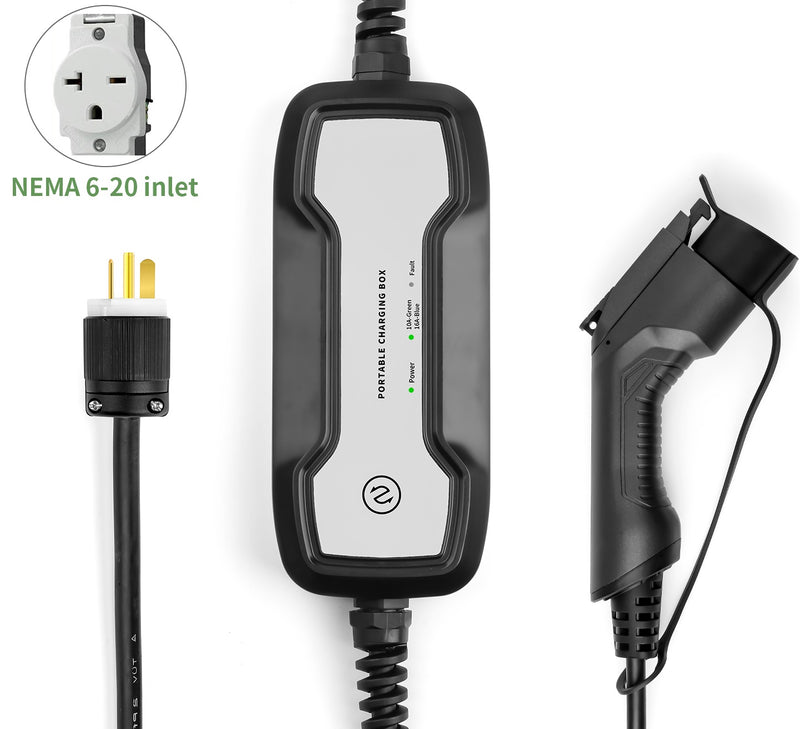 Level 2 Portable EV Charger Electric Car Charging Cable 10A/16Amp