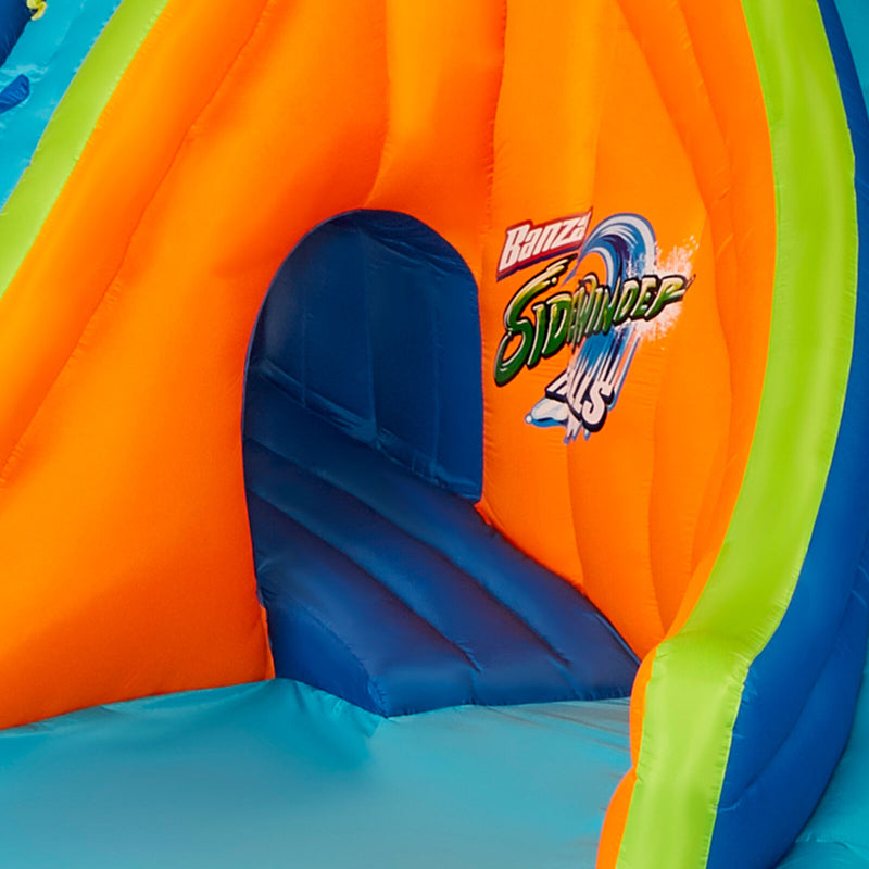 Inflatable Water Park Play Pool with Slides and Blower