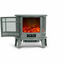 Electric Fireplace Fire Wood Flame Heater