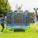 7-Foot Mini Indoor/Outdoor Hexagon Trampoline for Kids