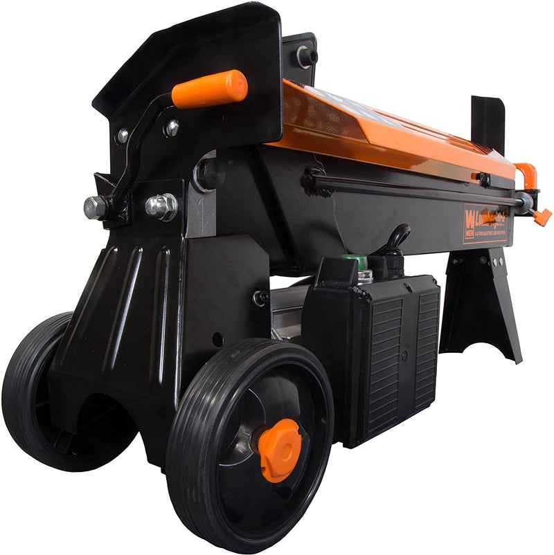 6.5-Ton Heavy Duty Electric Hydraulic Log Splitter with Castor Stand