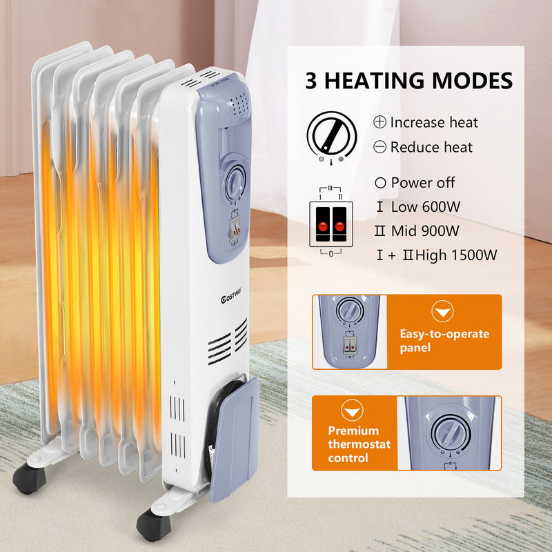 Portable Electric Oil Filled Radiator