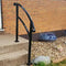 Outdoor Black Iron Handrail Picket Stair Rail for 4 or 5 Steps