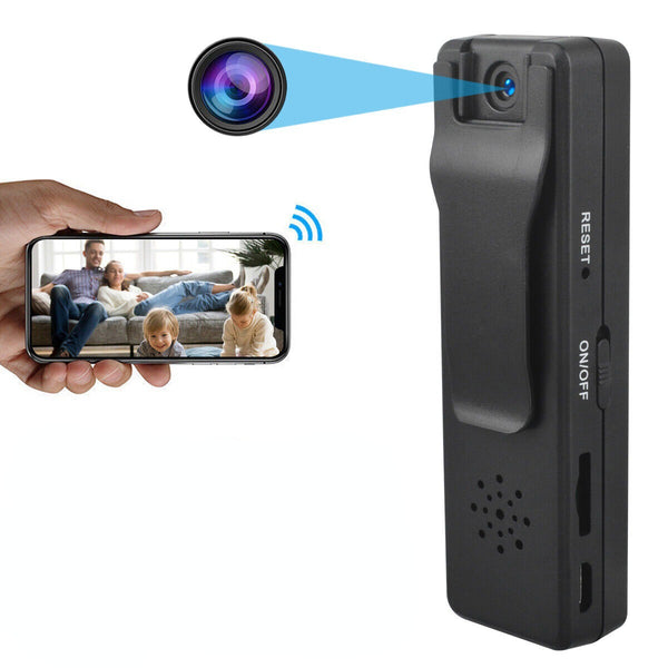 Mini Wifi Body Camera Video With Audio IP Surveillance Cam
