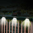 4 Solar Powered LED Garden Waterproof Bright Deck Lights