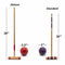 6-Player Complete Croquet Set with Case for Adults & Kids