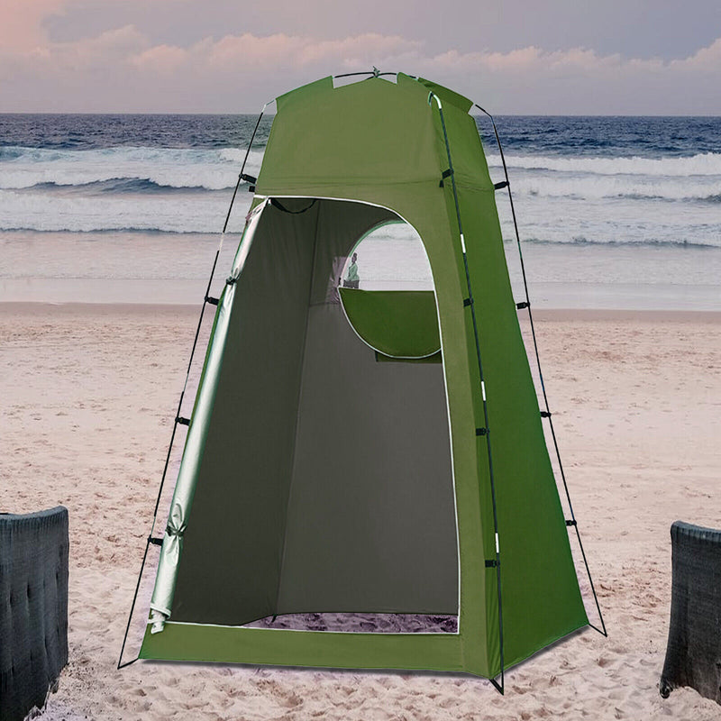 Portable Changing Room 83" Outdoor Privacy Shower Tent