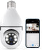 Security Light Bulb Camera For Home Security